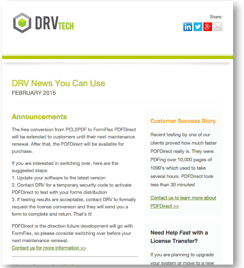 DRV Tech February Newsletter, IBM i news and training
